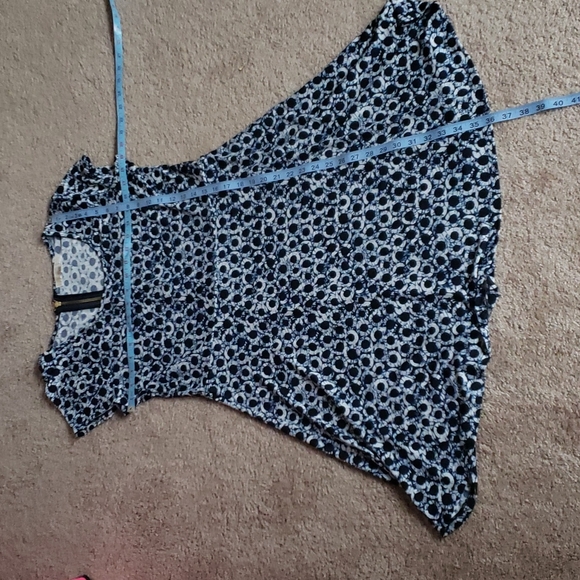 Michael Kors L artsy abstract ring print jersey knit fit & flare above knee - Picture 11 of 11